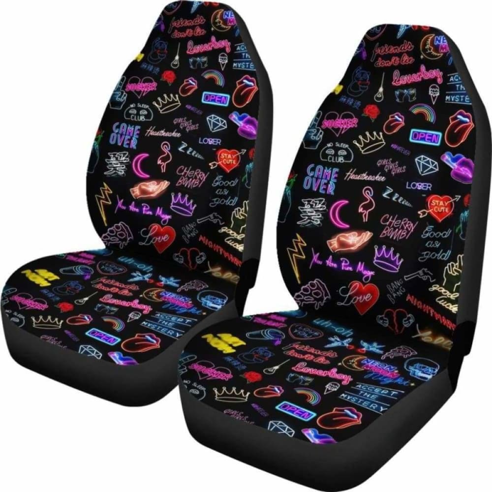Neon Seat Covers