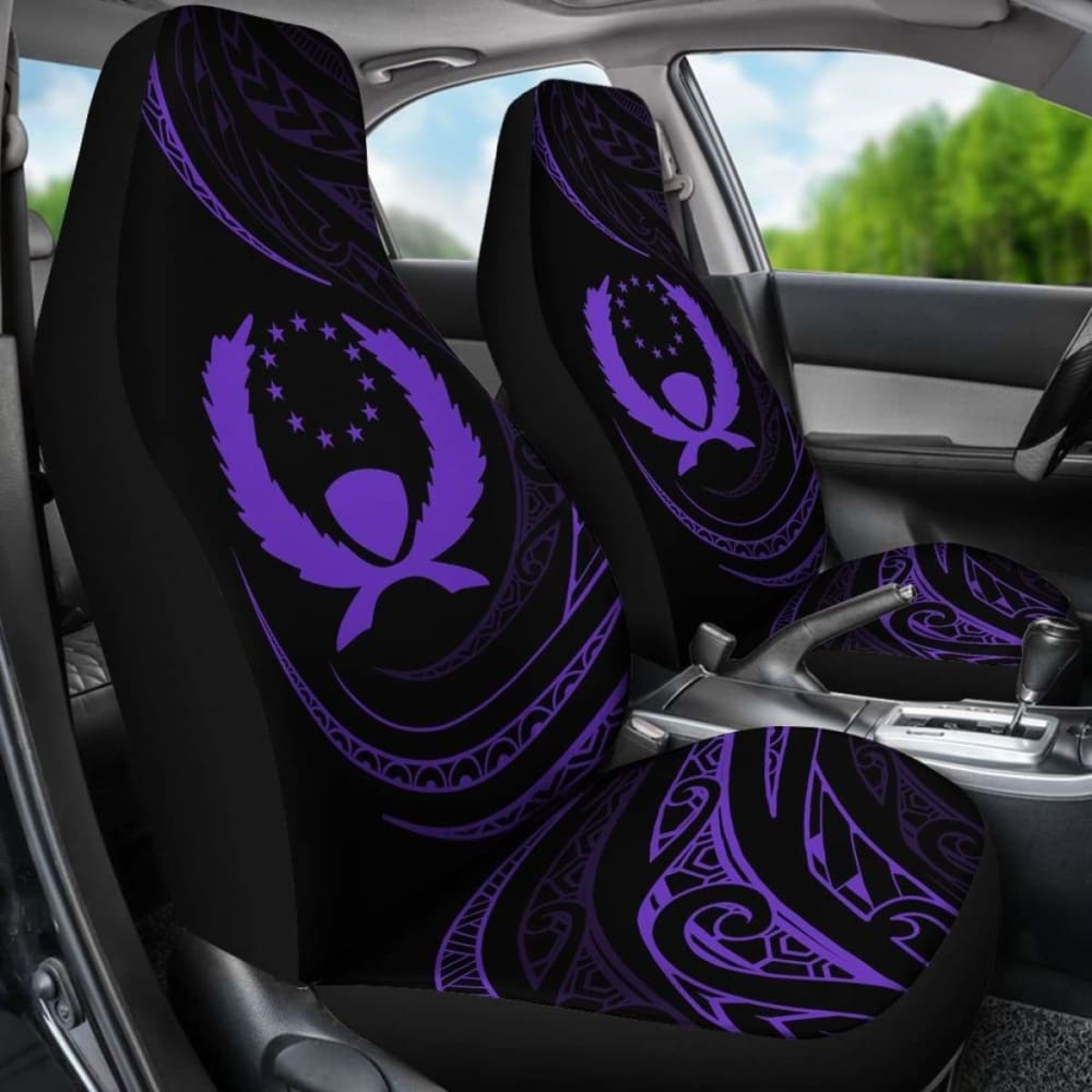 Pohnpei Islands Car Seat Covers - Purple - Frida Style -