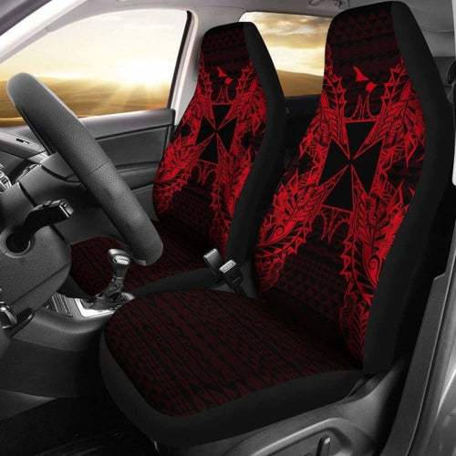 Wallis And Futuna Polynesia Car Seat Cover Map Red