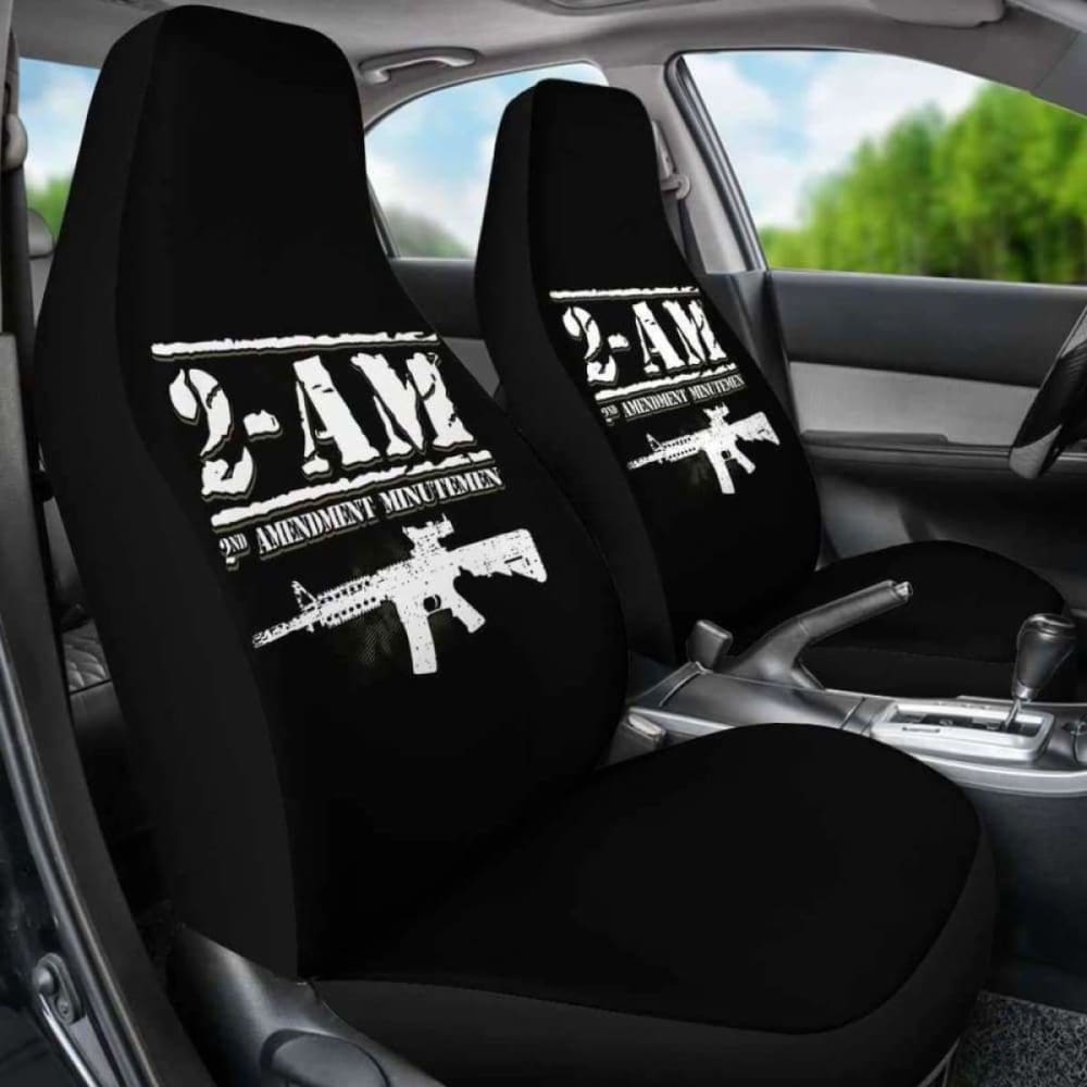 Second Amendment Minutemen Car Seat Covers