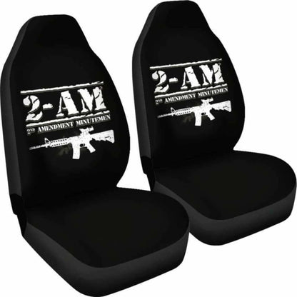 Second Amendment Minutemen Car Seat Covers