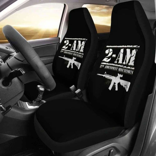 Second Amendment Minutemen Car Seat Covers