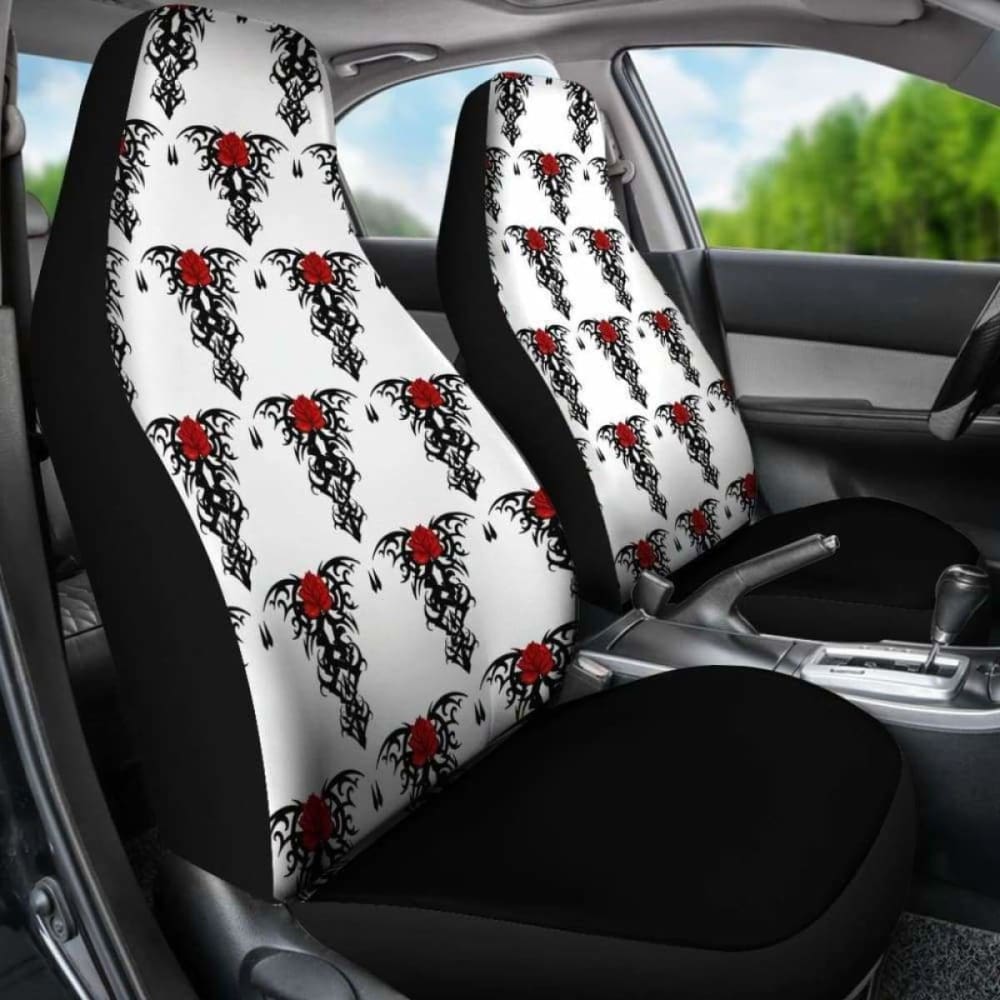 Tattoo Hearts Car Seat Covers
