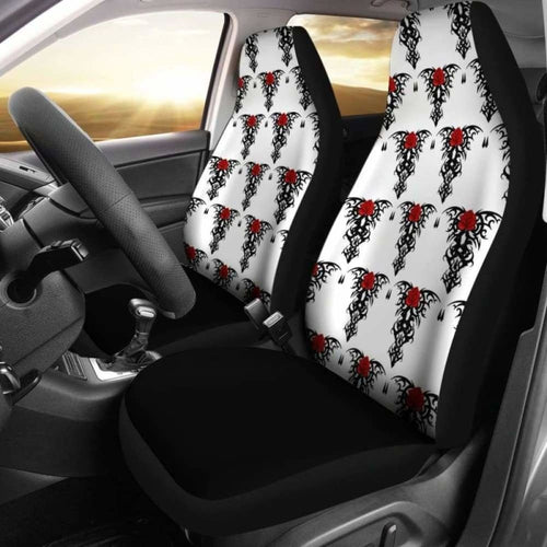 Tattoo Hearts Car Seat Covers