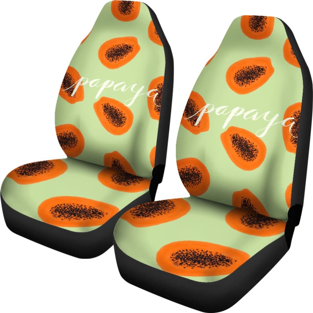 Creative Retro Papaya Car Seat Covers