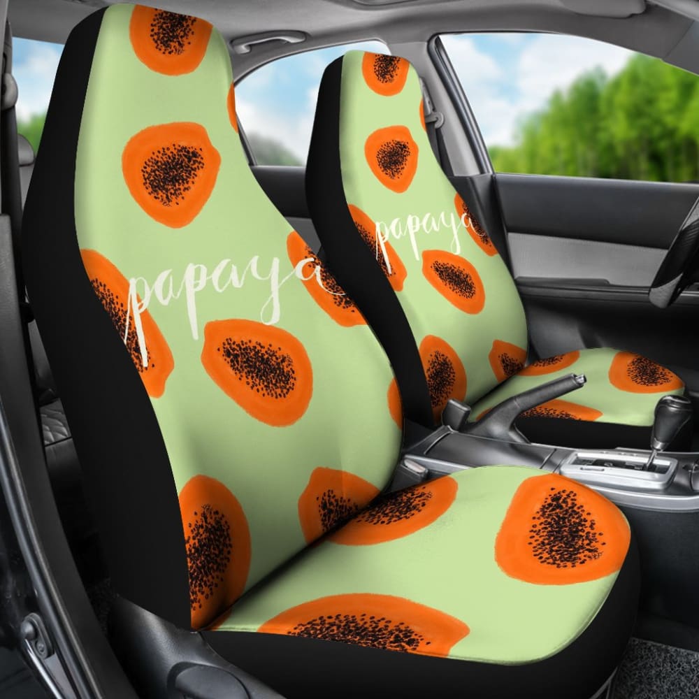 Creative Retro Papaya Car Seat Covers