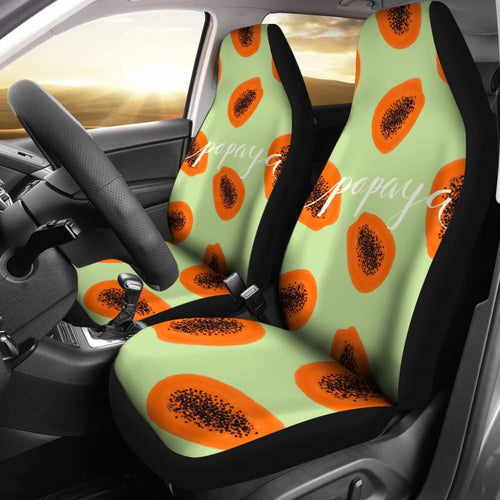 Creative Retro Papaya Car Seat Covers