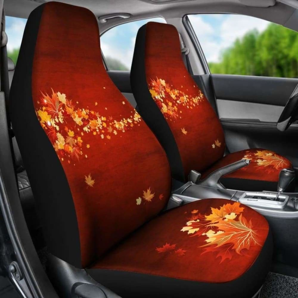 Canada Car Seat Covers Maple Leaf