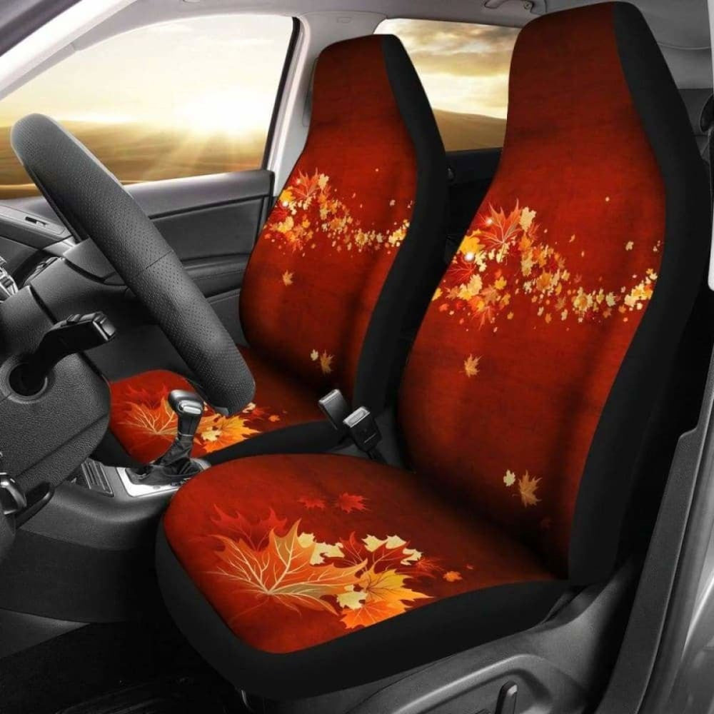 Canada Car Seat Covers Maple Leaf