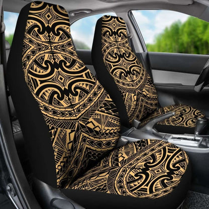 Polynesian Car Seat Cover - Polynesian Tattoo -