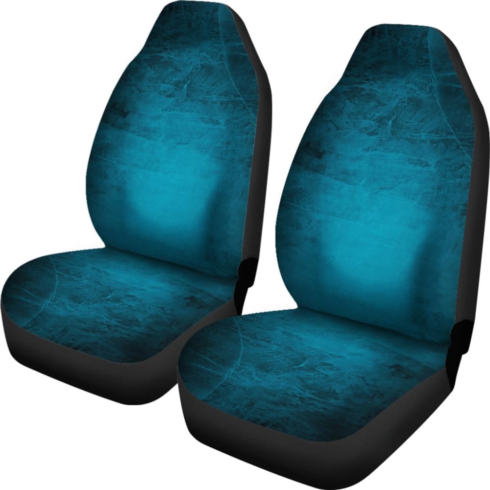 Navy Blue Grunge Car Seat Covers