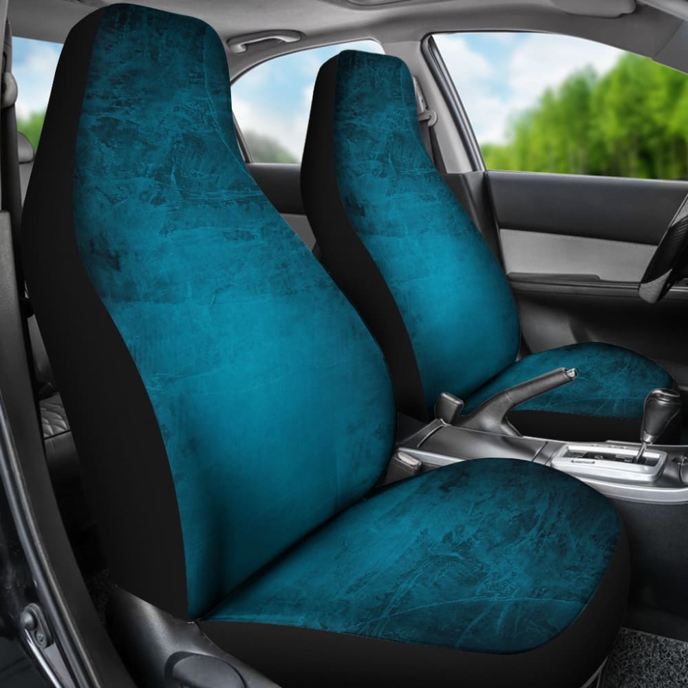Navy Blue Grunge Car Seat Covers