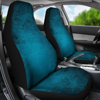 Navy Blue Grunge Car Seat Covers