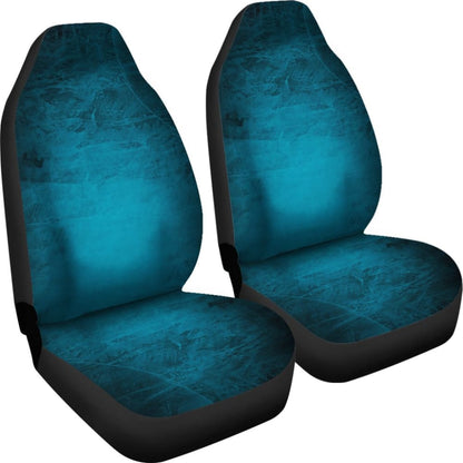 Navy Blue Grunge Car Seat Covers