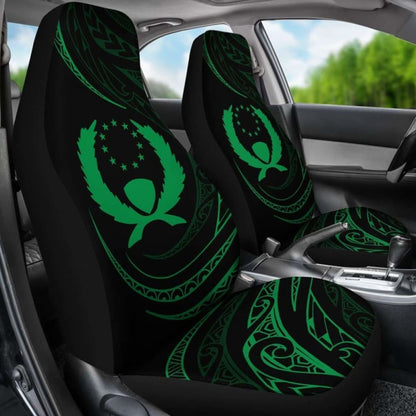 Pohnpei Islands Car Seat Covers - Green - Frida Style -
