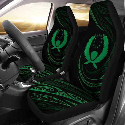 Pohnpei Islands Car Seat Covers - Green - Frida Style -