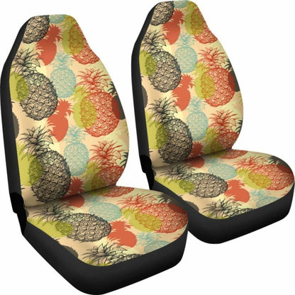 Pineapple Car Seat Covers