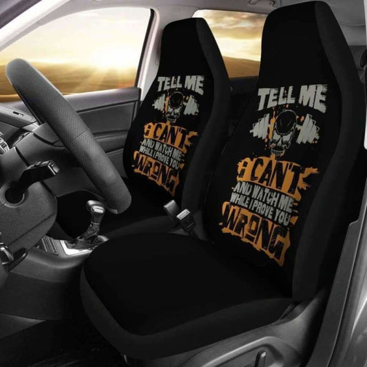 Watch Me Prove You Wrong Fitness Car Seat Covers