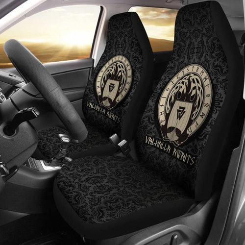 Viking Valhalla Awaits Car Seat Covers