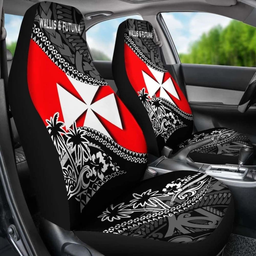 Wallis And Futuna Car Seat Covers Fall In The Wave