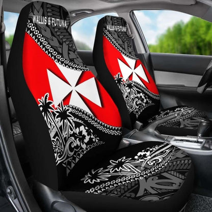 Wallis And Futuna Car Seat Covers Fall In The Wave
