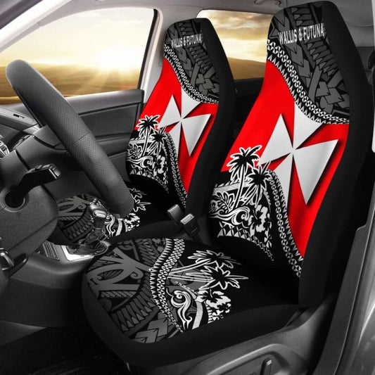 Wallis And Futuna Car Seat Covers Fall In The Wave