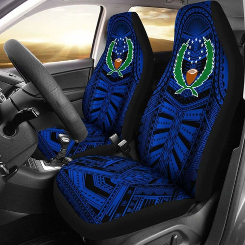 Pohnpei Car Seat Covers - Pohnpei Flag Micronesian Multiple -