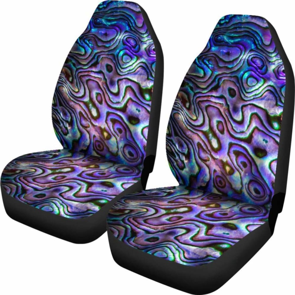 New Zealand Paua Shell Car Seat Covers