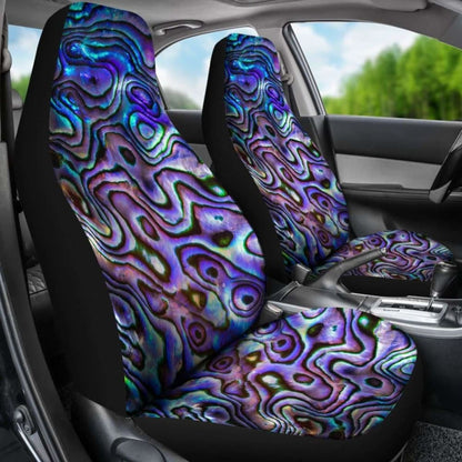 New Zealand Paua Shell Car Seat Covers