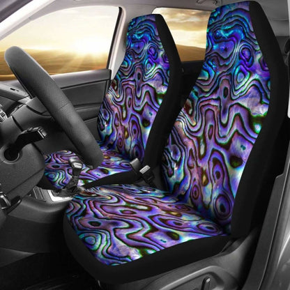 New Zealand Paua Shell Car Seat Covers