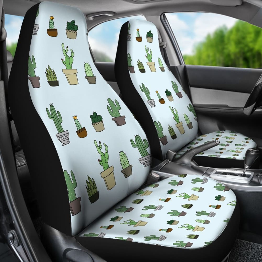 Cactus Succulent Plant Car Seat Covers