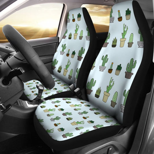Cactus Succulent Plant Car Seat Covers