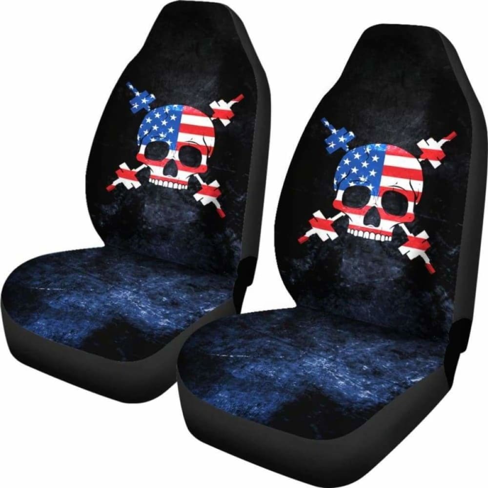 Usa Gym Skull Car Seat Covers