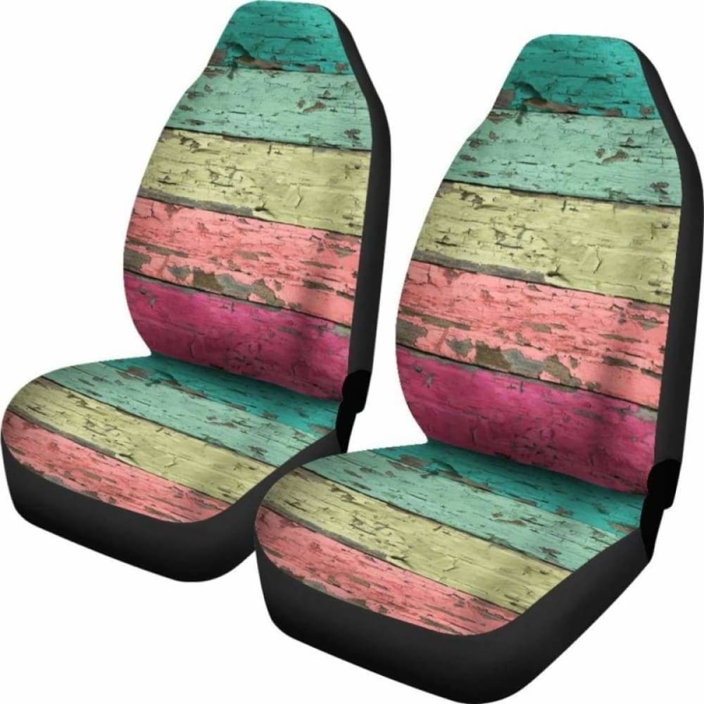 Rainbow Pastel Car Seat Covers