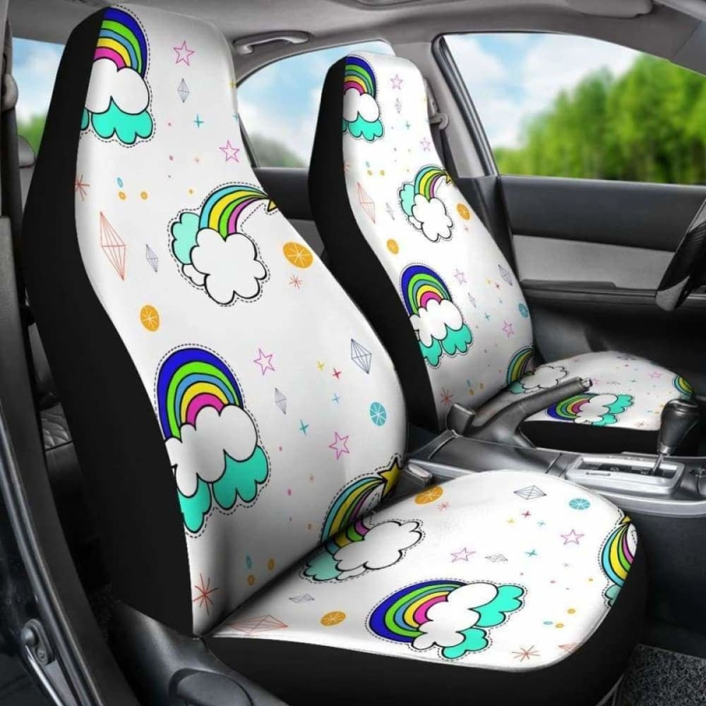 Rainbow Car Seat Covers