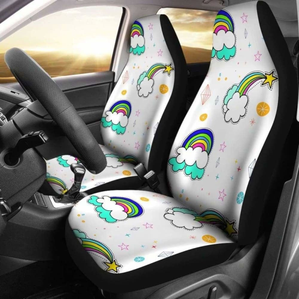 Rainbow Car Seat Covers