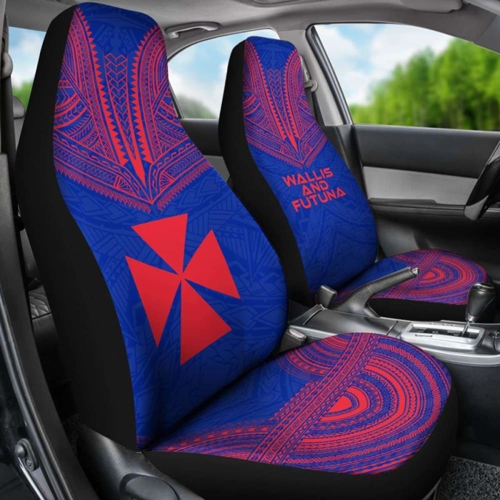 Wallis And Futuna Flag Polynesian Chief Car Seat Cover