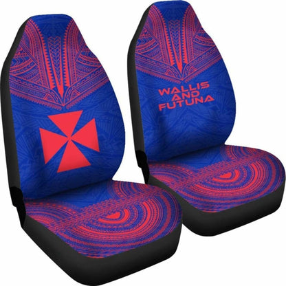 Wallis And Futuna Flag Polynesian Chief Car Seat Cover