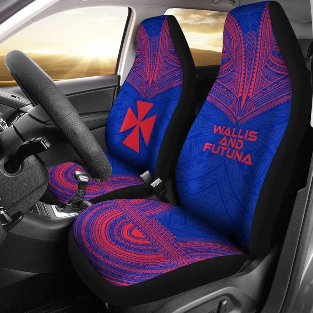 Wallis And Futuna Flag Polynesian Chief Car Seat Cover