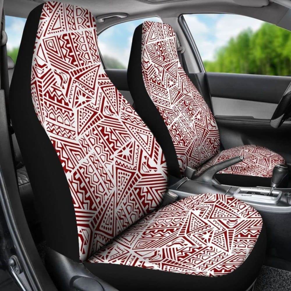 Polynesian Car Seat Cover - Polynesian Tattoo -
