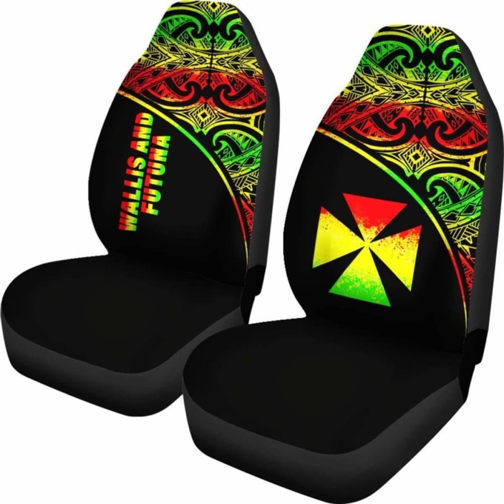 Wallis And Futuna Polynesian Car Seat Covers - Reggae Curve -