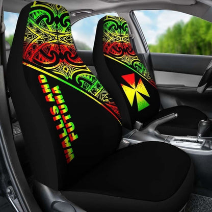 Wallis And Futuna Polynesian Car Seat Covers - Reggae Curve -