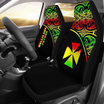 Wallis And Futuna Polynesian Car Seat Covers - Reggae Curve -