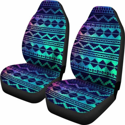 Neon Tribal Car Seat Covers