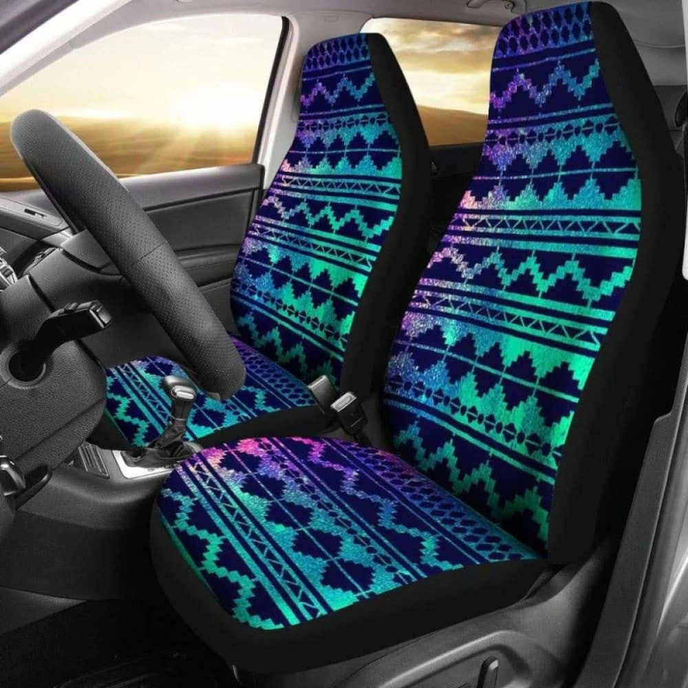 Neon Tribal Car Seat Covers