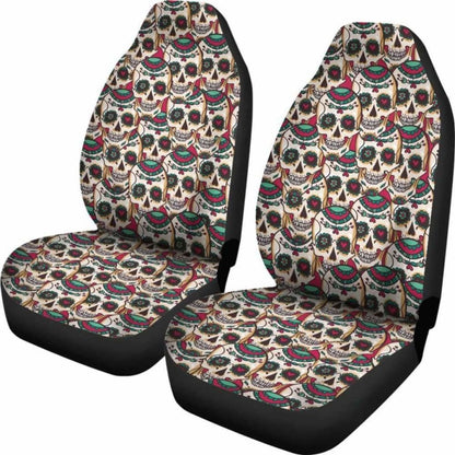 Skull Heart Art Car Seat Covers Amazing Gift Ideas