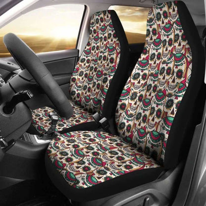 Skull Heart Art Car Seat Covers Amazing Gift Ideas