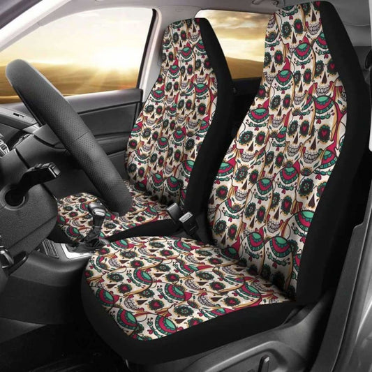 Skull Heart Art Car Seat Covers Amazing Gift Ideas