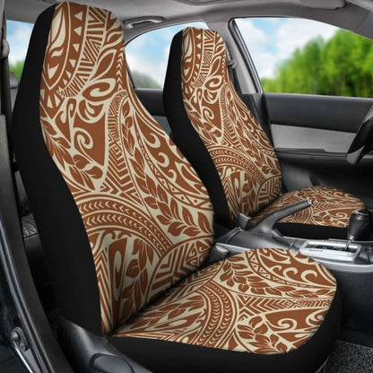 Polynesian Car Seat Cover - Polynesian Tattoo -