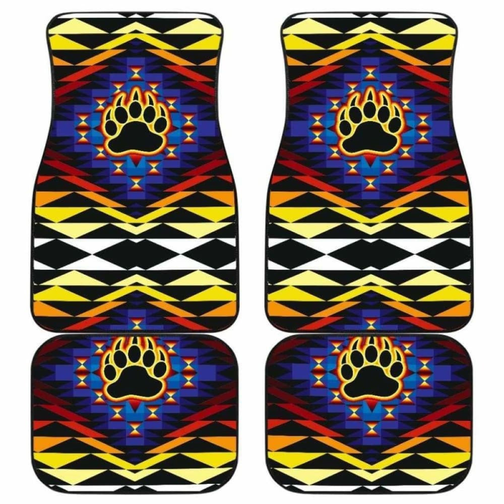 Sunset Bearpaw Car Floor Mats